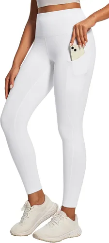 Miniatura 19 de Ewedoos - Leggings con forro de vellón y bolsillos para mujer, leggings térmicos de invierno para mujeres, pantalones de yoga y entrenamiento