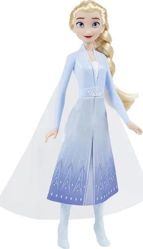 Miniatura 3 de Disney Frozen 2 Elsa Frozen Shimmer - Muñeca de moda, falda, zapatos y cabello largo rubio, juguete para niños de 3 años en adelante