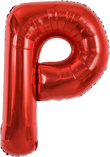 Miniatura 19 de TONIFUL Globos de Letras Rojas Brillantes Grandes de 40 Pulgadas A-Z, Globos Gigantes Jumbo de Helio de Papel de Aluminio Mylar Letra K Grande