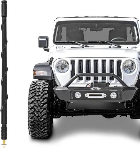 Miniatura 8 de VOFONO - Antena para Jeep Wrangler 4xe JK JL Unlimited Willys Gladiator JT Rubicon Sahara 2007-2025, accesorios Jeep Gladiator, antena Jeep Wrangler