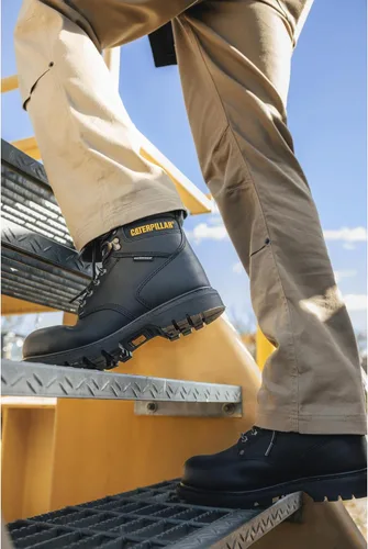 Miniatura 2 de CAT Botas de trabajo Second Shift con punta suave para hombre Negro