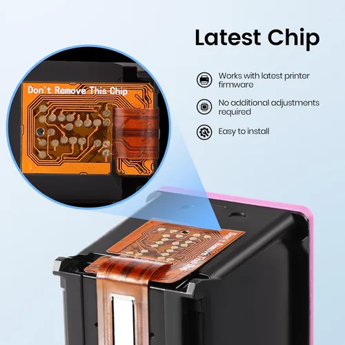 Miniatura 6 de XJI Cartuchos de tinta remanufacturados de repuesto para HP 65 XL 65XL, paquete combinado negro y tricolor, para impresora inalámbrica todo en uno