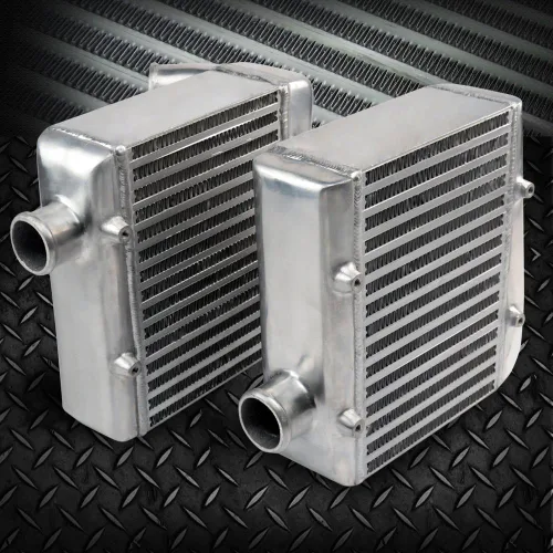 Kit de refrigeración intercooler de aluminio mejorado con pernos de montaje lateral dual compatible con Nissan 300ZX Twin Turbo 1990-1996