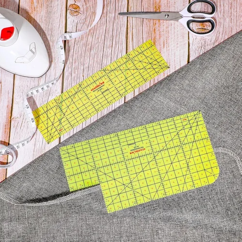 Miniatura 7 de Regla de Planchado en Caliente, Regla de Cosido Resistente al Calor para Herramienta de Medida Hecha a Mano para Plancha Eléctrica para Trabajos