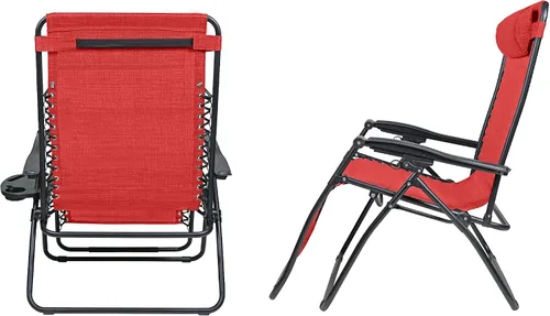 Miniatura 6 de RXTV-1825-XL-R Silla de acero Verona rojo gravedad cero