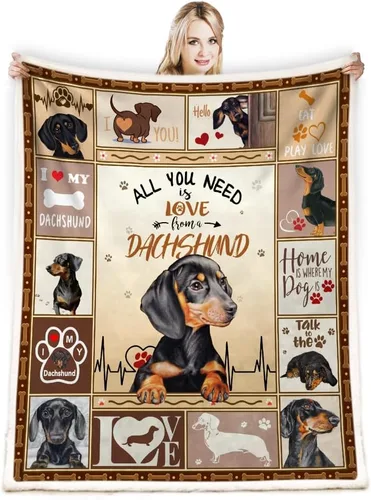 Miniatura 8 de Manta de regalo Corgi, manta de perro de dibujos animados para amantes, niños, niñas, adultos, bonita decoración de cachorro, 50 x 60 pulgadas