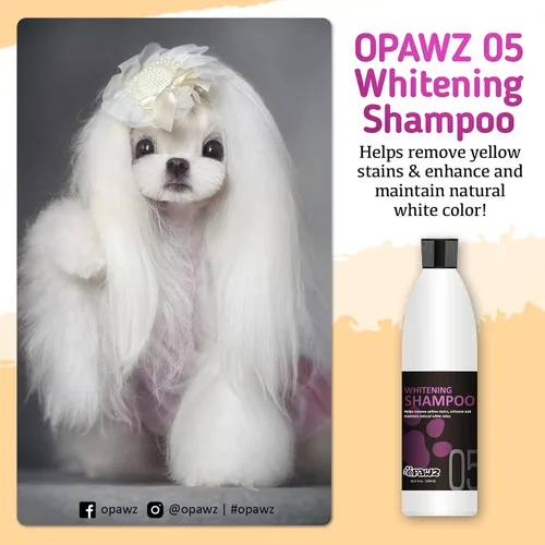 Miniatura 2 de OPAWZ 05 Champú morado blanqueador para perros y gatos, elimina de forma segura las manchas amarillas, sin blanqueador, peróxido ni sulfato