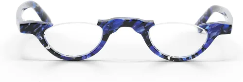eyebobs - Topless | Gafas de lectura prémium para hombres y mujeres | Marco de medio borde | Disponible en 0.0x - 4.0x