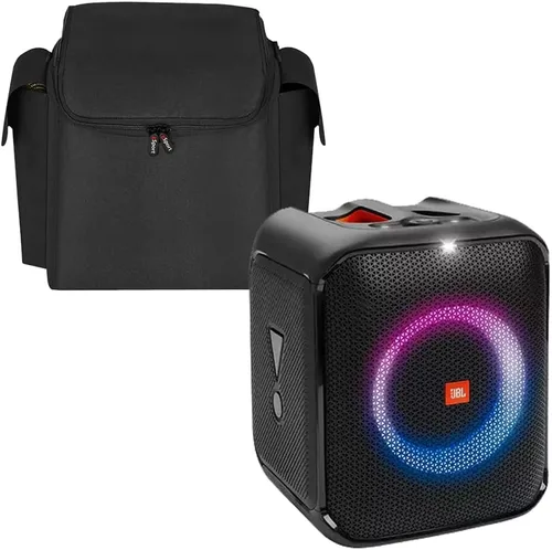 Miniatura 7 de JBL Partybox Encore Essential: sonido de 100 W, espectáculo de luz dinámico integrado y diseño a prueba de salpicaduras, color negro