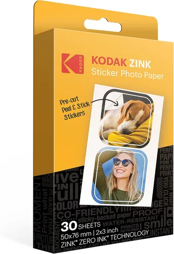 Miniatura 8 de KODAK Papel fotográfico ZINK de alta calidad 2 x 3 (50 hojas), compatible con Kodak Step, Step Slim, Printomatic, Printomatic+, Smile+, Step Touch