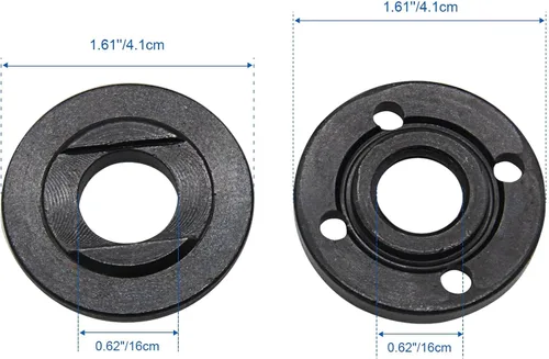 Miniatura 5 de Poagavgs Pro-Parts - Juego de brida de respaldo y tuerca de bloqueo de 5/8 "-11 de metal para repuesto 224399-1 193465-4 224568-4