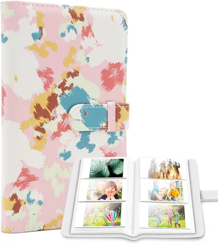 Ablus Álbum de fotos de 96 bolsillos para cámara instantánea Fujifilm Instax Mini 11 90 70 9 8+ 8 LiPlay, cámara instantánea Polaroid Snap SnapTouch