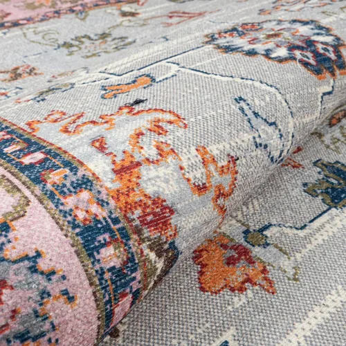 Miniatura 187 de GLN Rugs Traditional Collection - Alfombra de felpilla lavable a máquina, tradicional lavable, antideslizante, alfombra de felpilla de pelo corto