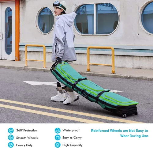 Miniatura 2 de Bolsa de snowboard con ruedas XCMAN de longitud ajustable