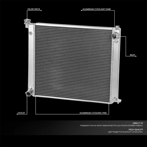 Miniatura 2 de Auto Dynasty Radiador compatible con 1990-1996 300ZX MT, radiador de enfriamiento de 2 filas, aluminio completo
