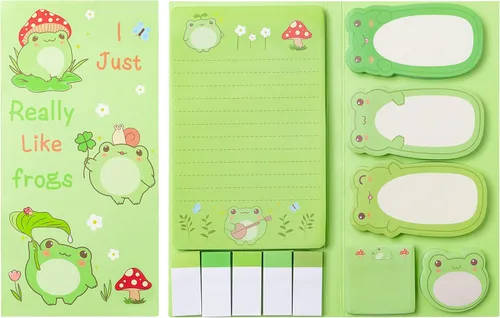 Miniatura 56 de Xqumoi Teaching is A Work of Heart - Juego de notas adhesivas de 550 hojas, lápiz en forma de manzana, blocs de notas autoadhesivas, notas