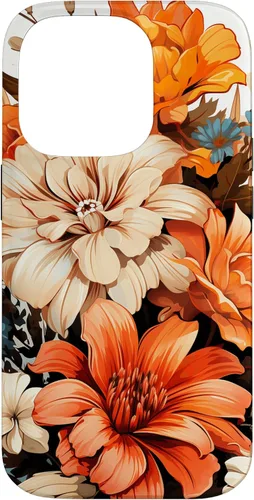 Miniatura 16 de Funda para iPhone 11 Pro Max Vintage Autumn Flower Fall Pumpkin Girl Women Fall