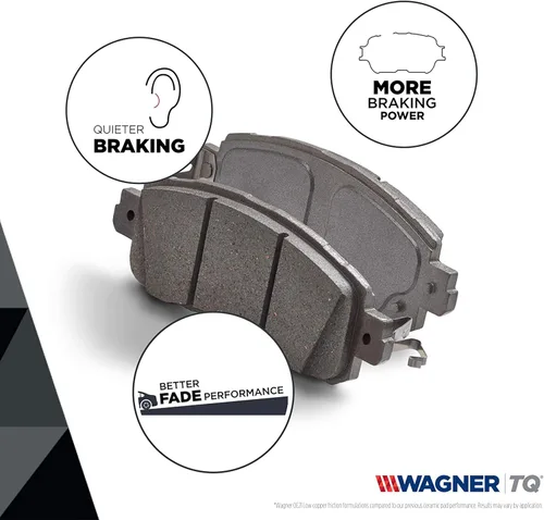 Miniatura 7 de Wagner Brake ThermoQuiet QC1624 Juego de pastillas de freno de disco de cerámica