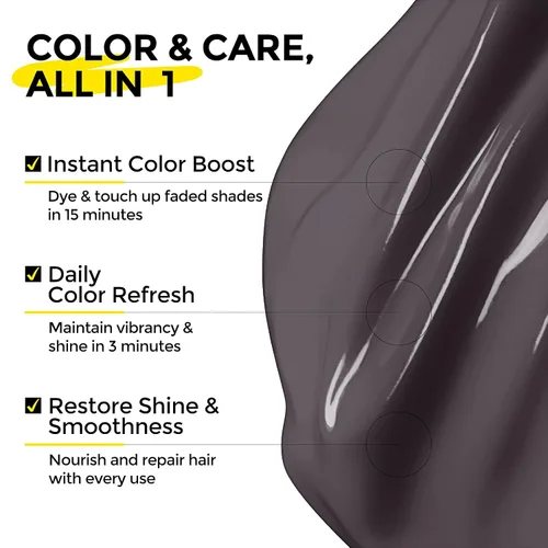 Miniatura 3 de COLORLOMO Tinte Semipermanente para el Cabello - Acondicionador Depositante de Color de 6 oz con Manteca de Karité y Aceite de Almendras - Plateado