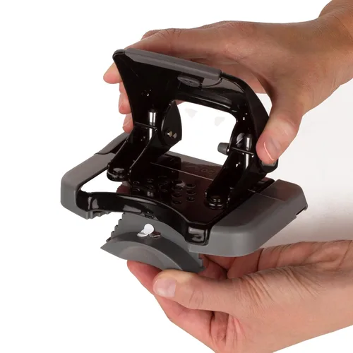 Miniatura 4 de Swingline - Perforadora de 2 agujeros, perforadora de 20 hojas, perforadora de papel, mango de confort de bajo esfuerzo SmartTouch, guía