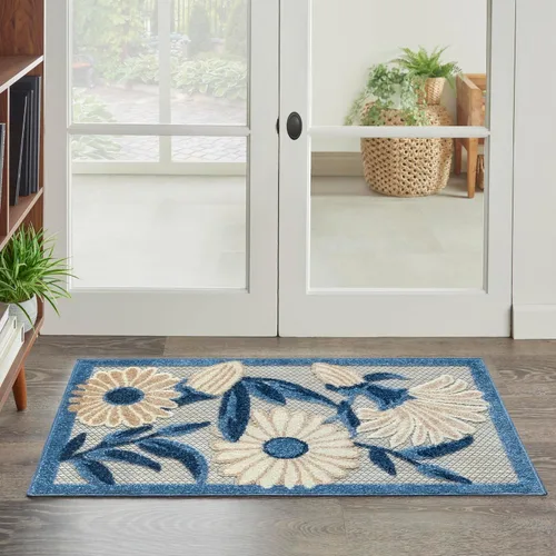 Miniatura 17 de Nourison Home Aloha - Alfombra beige de 2 pies 3 pulgadas x 12 pies, fácil de limpiar, no se desprende, para dormitorio, sala de estar, comedor