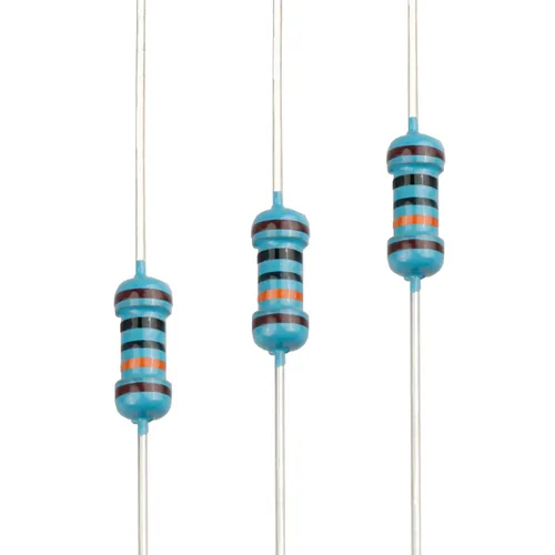 Miniatura 72 de 100pcs 1 ohm Resistor 1/4w (0.25 W) Resistencia fija de película metálica de tolerancia ±1%, múltiples valores de resistencia opcional