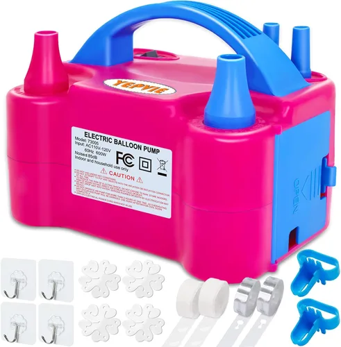 Miniatura 10 de Electric Balloon Pump, Portable 2 Modes Balloon Blower Machine with 14 Balloon Arch Kits, Air Pump for Balloon, Balloon Inflator for Party Decoration