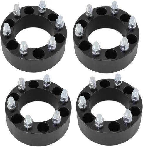 Miniatura 3 de Espaciadores de rueda de 2" 6x5.5 - Postura más amplia, mayor holgura, compatible con Infiniti, compatible con camionetas y SUVs Nissan - 2 pulgadas