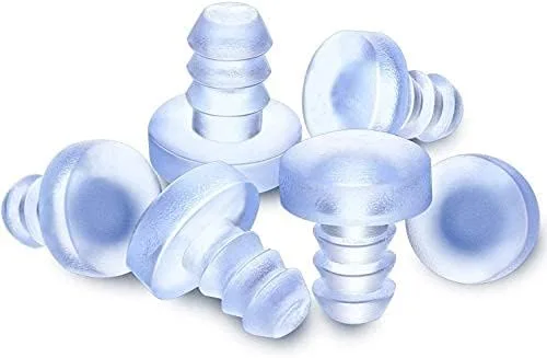 Miniatura 6 de Weewooday 100 piezas de parachoques de vidrio para mesa, parachoques de tallo suave, anticolisión, parachoques de goma incrustado para puerta
