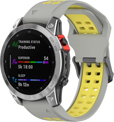 Miniatura 7 de Correas de reloj compatibles con Amazfit Falcon Correa de reloj de 0.866 in de ancho, compatible con correa de silicona de repuesto para reloj
