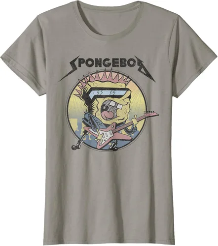 Miniatura 24 de SpongeBob SquarePants Camiseta de manga corta Heavy Metal Rock