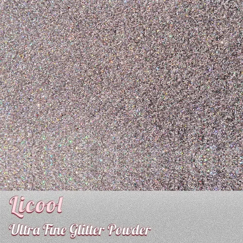 Miniatura 2 de Brillantina holográfica ultra fina de 3.53 onzas, purpurina de maquillaje brillante, lentejuelas de resina con purpurina extrafina para manualidades