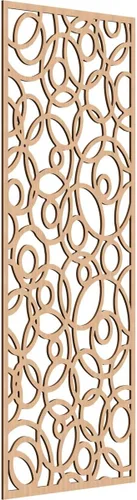 Miniatura 167 de Latrobe Paneles de pared decorativos de madera con calado, 9 3/8 pulgadas de ancho x 24 3/8 pulgadas de alto x 3/8 de alto, roble rojo rojo (Red Oak)