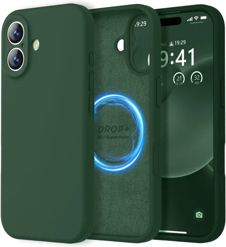 Miniatura 54 de LOVE 3000 Compatible con Funda para iPhone 15, [Cámara de Cobertura Completa de Silicona Suave] [Protección contra Caídas de 8 pies], Forro de Negro