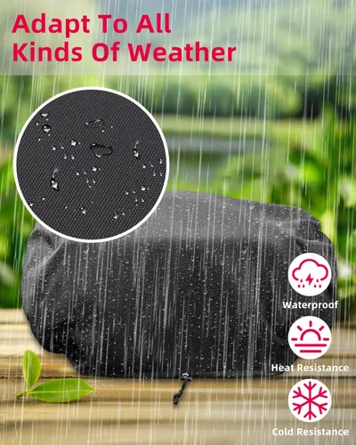 Miniatura 5 de Funda de parrilla para parrilla Ninja Woodfire al aire libre, cubierta impermeable para barbacoa Ninja OG701 OG751 (Serie OG700), tela Oxford 600D