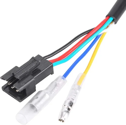 Miniatura 7 de Shanrya Empuñadura del acelerador de la pantalla LED de la bici eléctrica, DC0.8V-4.2V manija del acelerador del pulgar de la bicicleta eléctrica