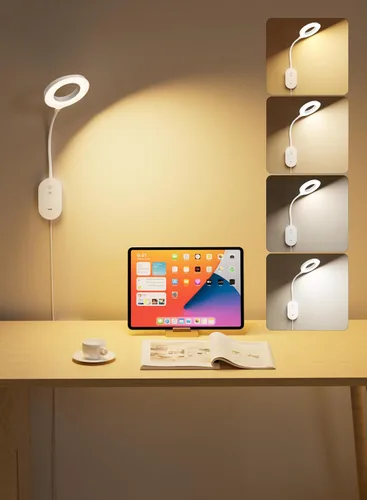 Miniatura 10 de deeloop Luz de lectura LED de montaje en pared para cama, lámpara de lectura con salida USB, 5 niveles de brillo, luces de libro de control táctil