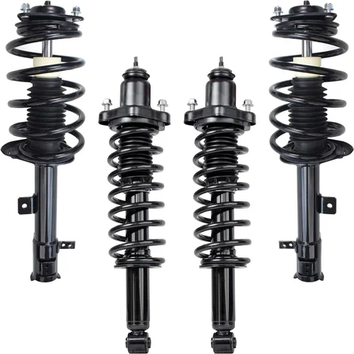 Miniatura 34 de Detroit Axle - 4 piezas de soportes para Toyota 2004 2005 2006 2007 2008 2009 Prius, soportes delanteros y traseros con resortes helicoidales