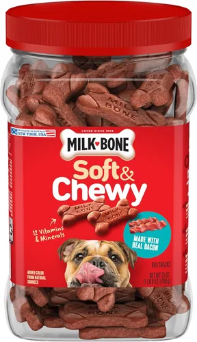 Miniatura 12 de Milk-Bone Golosinas blandas y masticables con receta de pollo para perros, 25 onzas (1 unidad)
