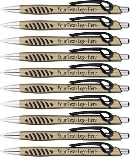 Miniatura 9 de SyPen Bolígrafos personalizados con tu logotipo o texto personalizado, paquete de 300 unidades a granel para negocios, fiestas y eventos, bolígrafos