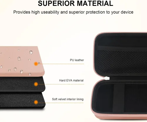 Miniatura 6 de Elonbo Estuche de transporte para Apple MagSafe Charger Battery Pack, bolsa organizadora de viaje dura para cargador magnético seguro para iPhone