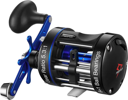 Miniatura 10 de Piscifun Chaos XS Carrete de Pesca Baitcasting, Carrete Baitcaster Redondo de Cuerpo Metálico Reforzado, Carrete Suave y Potente para Agua Salada