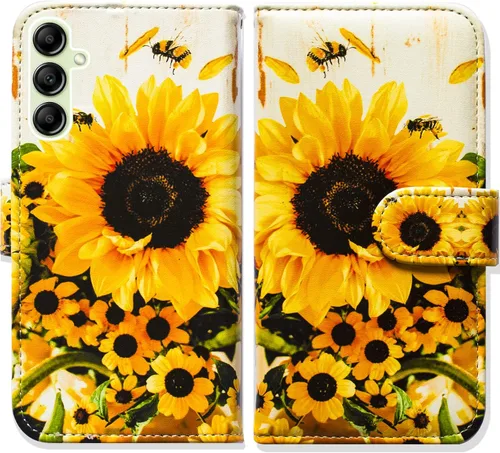 Miniatura 11 de Bcov Funda para Galaxy A14 5G, diseño de pájaro negro y verde con tapa para teléfono con ranura para tarjeta y soporte para Samsung Galaxy A14 5G