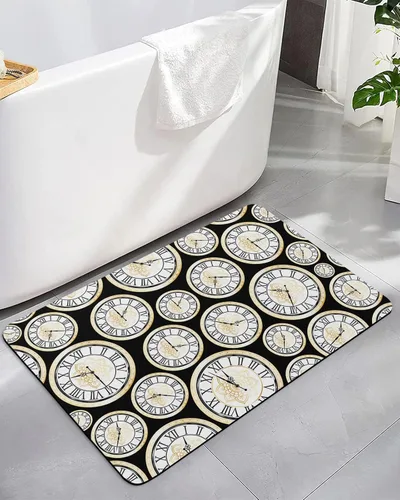 Miniatura 11 de Alfombra de baño Green Forest para bañera, antideslizante, de secado rápido y absorbente, tierra de diatomeas, cocina, ducha, fregadero, lavable