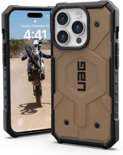 Miniatura 16 de URBAN ARMOR GEAR UAG Funda [Versión Actualizada] Compatible con iPhone 15 Pro 6.1" Pathfinder Transparente Ceniza/Negro Imán Integrado Compatible