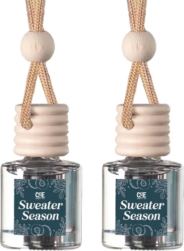 Miniatura 23 de CANDECraftCo - Difusor para colgar en el automóvil, para aceites esenciales, aromas, fragancia, aromaterapia, de larga duración