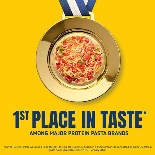 Miniatura 4 de BARILLA Protein+ (Plus) Angel Hair - Proteína de lentejas, garbanzos y guisantes - Buena fuente de proteína a base de plantas, pasta de proteínas
