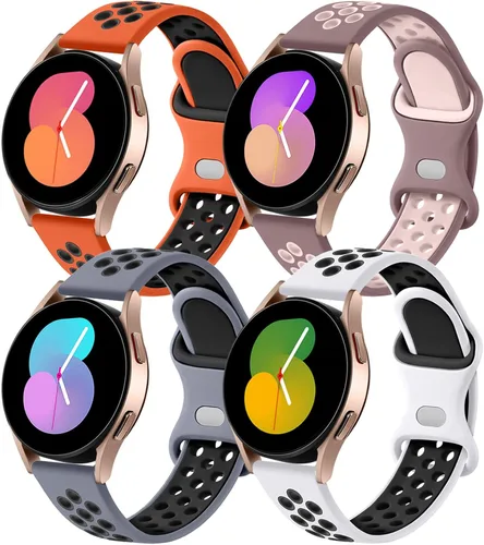 Miniatura 8 de Lerobo Paquete de 4 correas compatibles con Galaxy Watch 7 6 5 4 de 1.575 pulgadas, 1.732 pulgadas/Galaxy Watch 6 4 Classic 1.732 pulgadas, 1.732