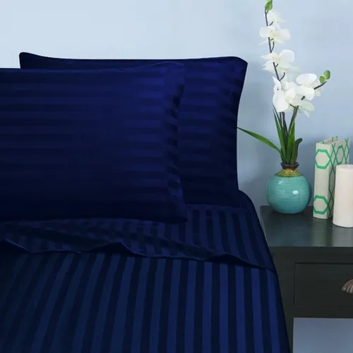 Miniatura 5 de ELEGANT COMFORT ® juego de sábanas de seda suave egipcia antiarruga y que no destiñe, de calidad de lujo de 1500 hilos, de 4 piezas, con bolsillo