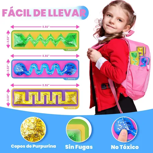 Miniatura 2 de Juguetes blanditos Sensoriales Juguetes Fidget para Niños: Juguetes Sensoriales para Autismo TDAH - Juguetes Sensoriales Relajantes Llenos de Goma